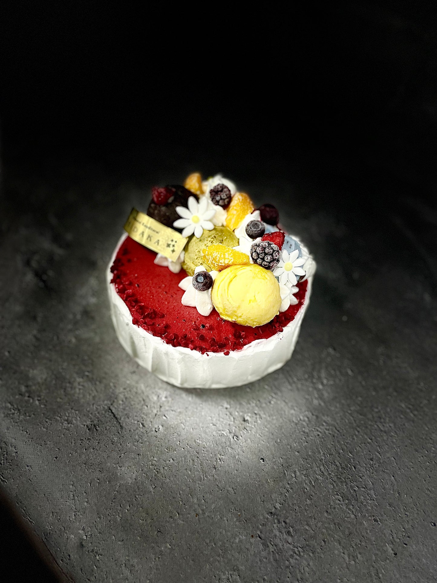 【冷凍発送】HIDAKAのオーダージェラートケーキ「ミックスベリーのアイスケーキ」