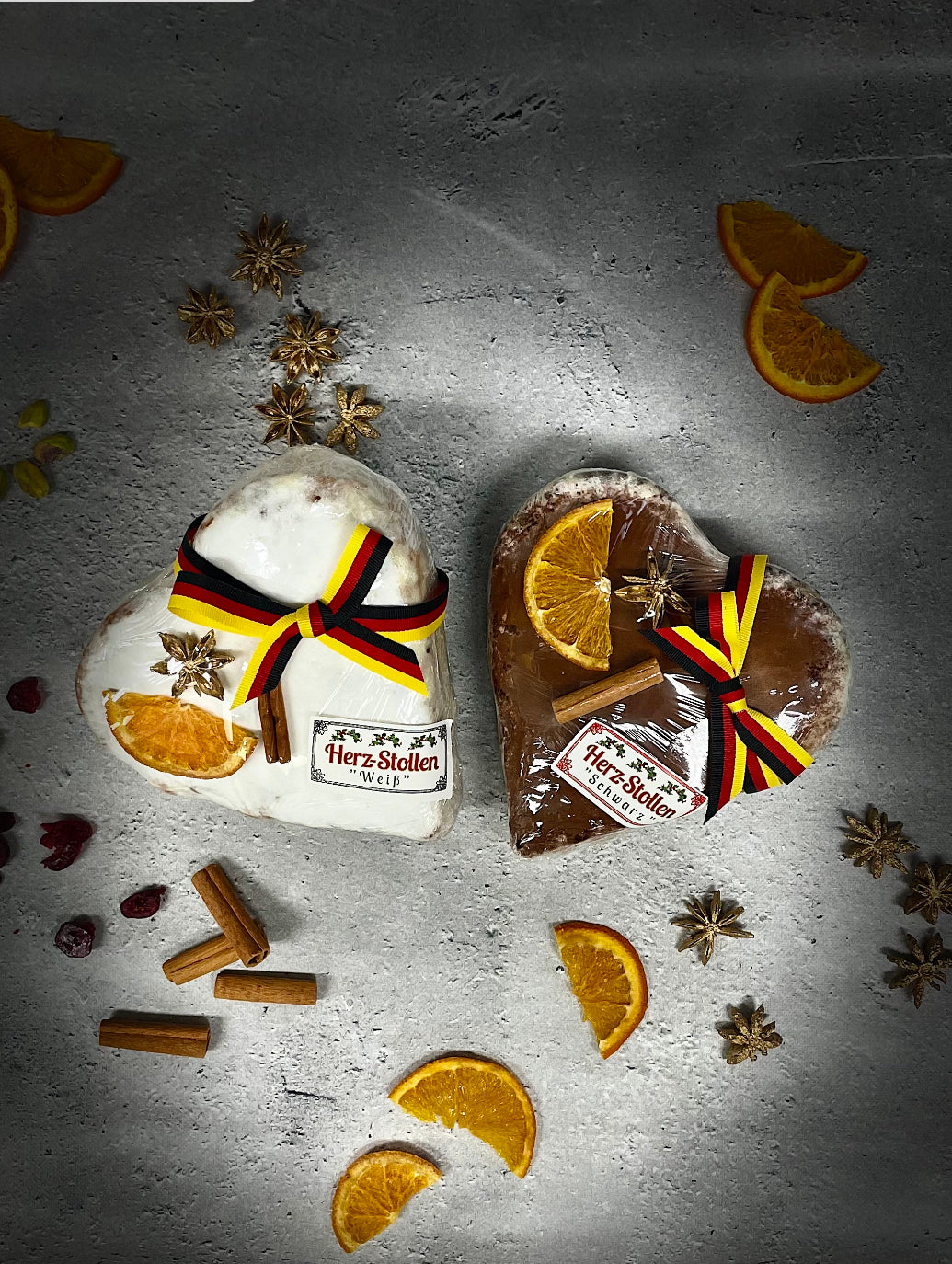 【常温発送】ドイツの菓子屋のシュトレン「ヘルツシュトレン」Herz-Stollen 2024